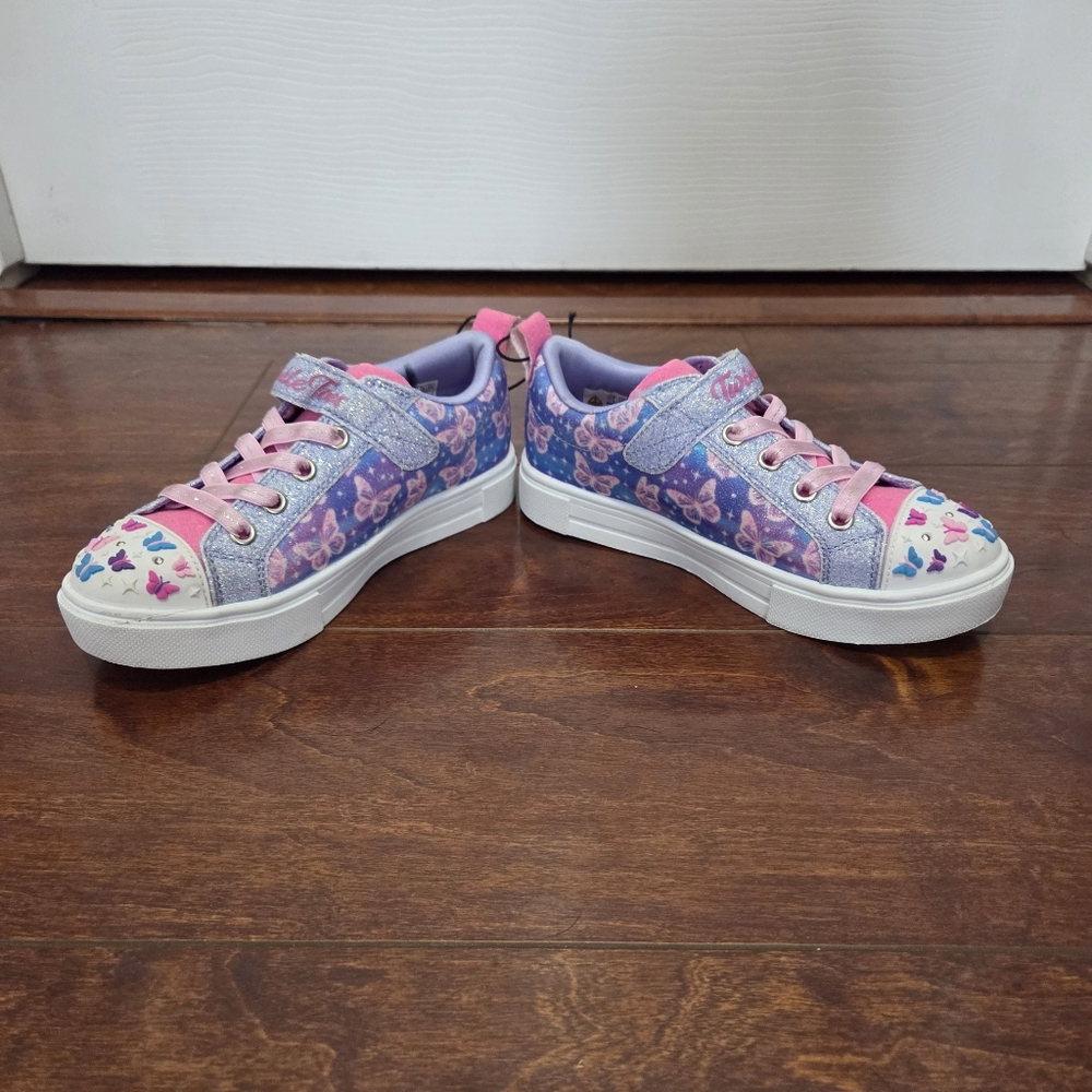 Skechers Twinkle Toes Twinkle Sparks Ombre Flutter Purple Little Kids Size 13 - Picture 7 of 15
